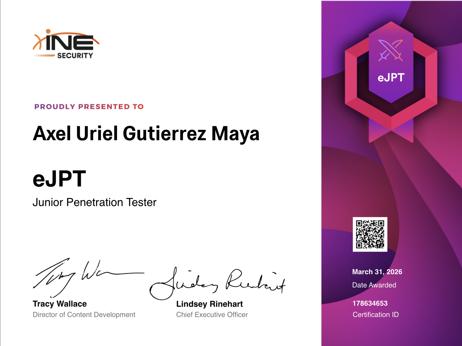 Certificado eJPT