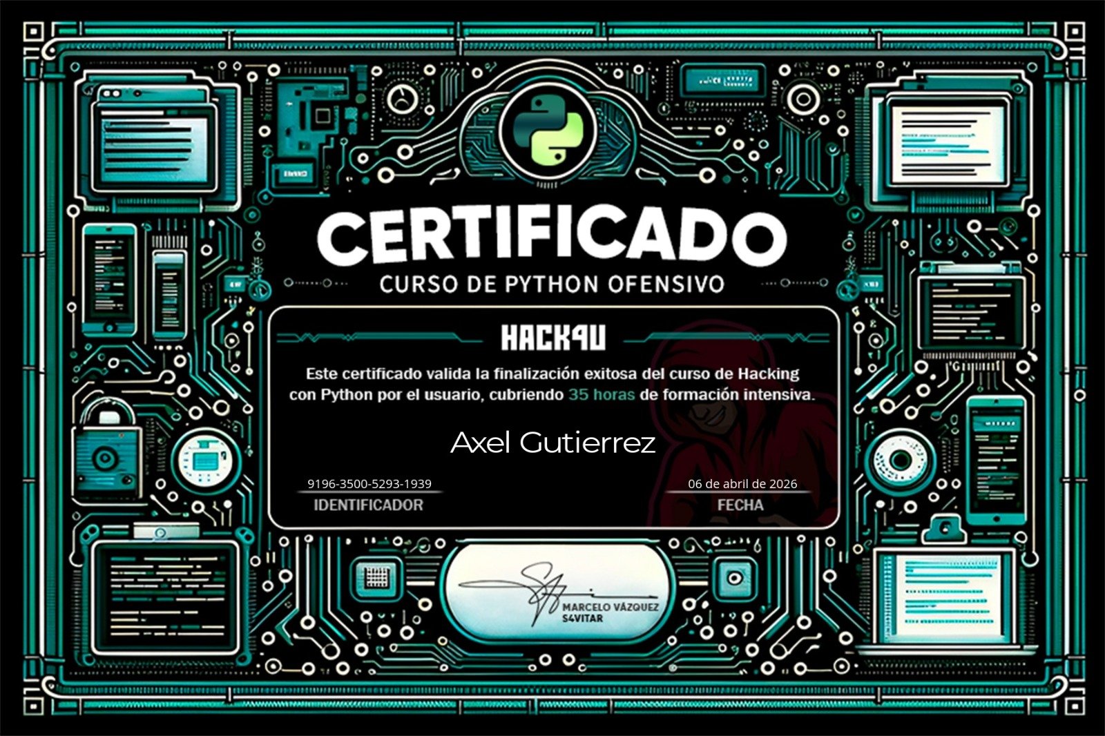 Certificado de Python Ofensivo